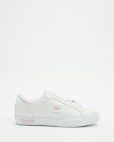 Thumbnail for your product : Lacoste Women's White Low-Tops - Powercourt Sneakers - Women's - Size 4 at The Iconic