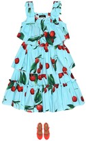 Thumbnail for your product : Dolce & Gabbana Children Exclusive to Mytheresa Cherry-print cotton skirt