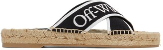 Off-White Black Criss Cross Sandals