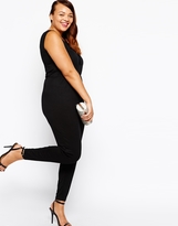 Thumbnail for your product : ASOS CURVE Jumpsuit With Baroque Lace Trim