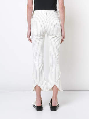 Citizens of Humanity pinstripe high rise cropped jeans