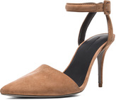 Thumbnail for your product : Alexander Wang Lovisa Suede Pumps in Beige