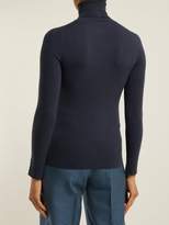 Thumbnail for your product : JoosTricot Roll-neck Cotton-blend Sweater - Womens - Navy