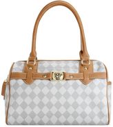 Thumbnail for your product : Marc Fisher Check Mate Large Satchel
