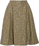 Thumbnail for your product : Rochas Metallic jacquard skirt