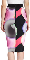 Thumbnail for your product : Milly Glow Print Pencil Skirt