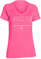 Thumbnail for your product : Under Armour Power In Pink Race V Neck Tee