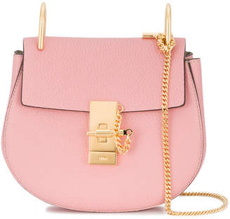 Chloé Chloé pink Drew Mini Leather shoulder bag
