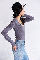 Thumbnail for your product : Urban Outfitters Pins And Needles Scoopneck Ribbed Layering Sweater