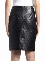 Thumbnail for your product : Lanvin Studded Leather Pencil Skirt