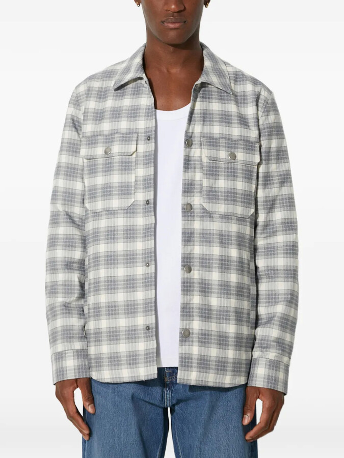 A.P.C. Check-Pattern Pocket Shirt