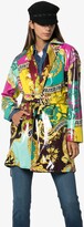 Thumbnail for your product : Versace Baroque print mac coat