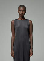 Thumbnail for your product : Pleats Please Issey Miyake Women's Sleeveless Split Tunic Top in Black Size 3 100% Polyester