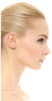 Thumbnail for your product : Rebecca Minkoff Pave Rectangle Stud Earrings