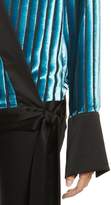 Thumbnail for your product : Diane von Furstenberg Velvet Stripe Blouse