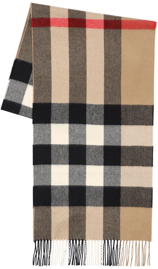 mega check burberry scarf