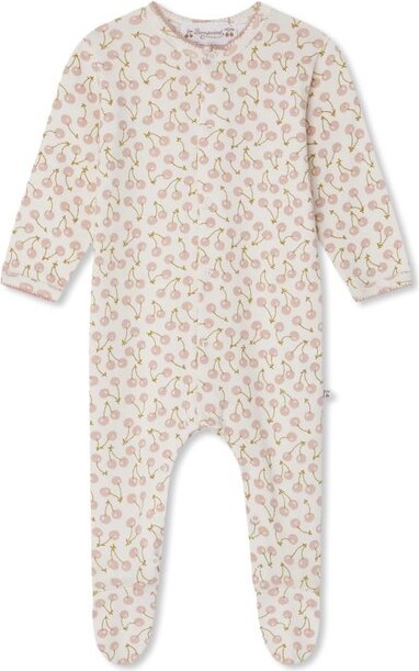 Bonpoint Cherry-Printed Crewneck Pyjamas