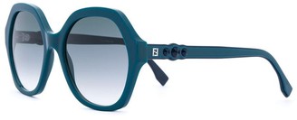 Fendi Eyewear Oversized Sunglasses
