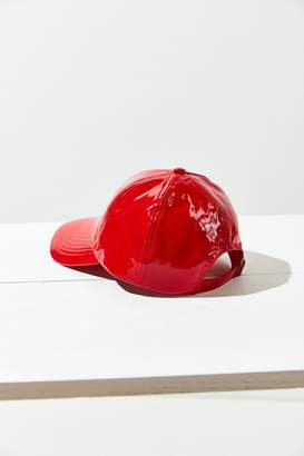 Urban Outfitters Rachel Patent Faux Leather Baseball Hat