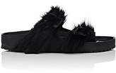 Thumbnail for your product : Rick Owens Men's Arizona Cow Hair-On-Hide Double Buckle Sandals - Black
