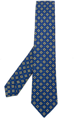 Kiton printed tie