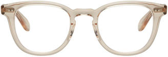 Garrett Leight Beige McKinley Glasses