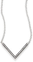Thumbnail for your product : Ippolita Stella Diamond & Sterling Silver Linear V Pendant Necklace