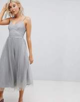 Thumbnail for your product : New Look Sparkle Mesh Midi Dress