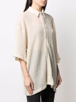 Thumbnail for your product : Ottolinger Textured Wool Shortsleeved Shirt