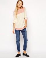 Thumbnail for your product : ASOS Jumper In Colour Block