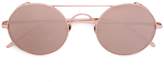 Linda Farrow round tinted sunglasses 