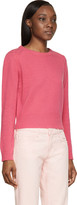 Thumbnail for your product : Marc by Marc Jacobs Pink Cropped Iris Sweater