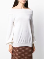 Thumbnail for your product : P.A.R.O.S.H. Off-The-Shoulder Jumper