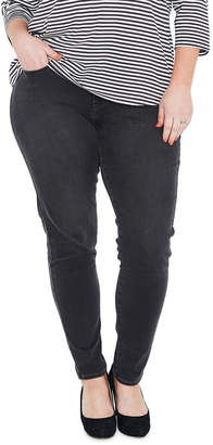 Levi's Plus 310 Shaping Super Skinny Jeans Washed Out Black
