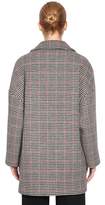 Thumbnail for your product : RED Valentino Double Breasted Wool Houndstooth Coat
