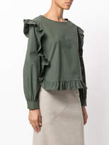 Thumbnail for your product : Erika Cavallini ruffled blouse