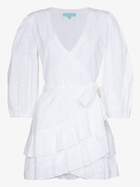 Thumbnail for your product : Melissa Odabash White Aliyah V-Neck Wrap Dress