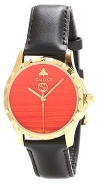 Gucci G-Timeless Le Marché Des Merveilles 38mm leather watch