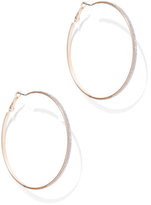 Thumbnail for your product : New York and Company Goldtone Glitter Hoop Earring