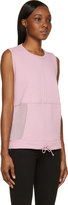 Thumbnail for your product : Helmut Lang Rind Pink Sleeveless Drift Sweatshirt
