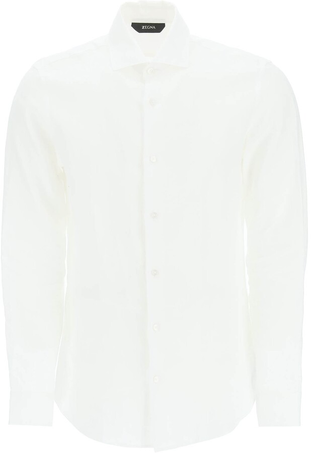 Zegna Linen Shirts | Shop the world's largest collection of fashion 