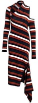 Thumbnail for your product : Monse Sliced Asymmetric Knit Midi Dress