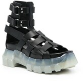 Thumbnail for your product : Rick Owens Chunky-Sole Gladiator Sandals
