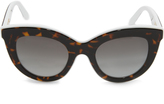 Thumbnail for your product : Victoria Beckham Layered Cat Eye Sunglasses
