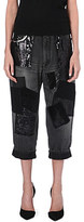 Thumbnail for your product : Junya Watanabe Patchwork boyfriend dropped-crotch jeans