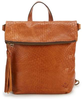 Patricia Nash Luzille Tasseled Woven Convertible Backpack