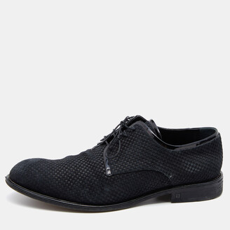Authentic Louis Vuitton Men's Black Calf Leather Lace Dress Shoes Boots UK Size 6 (US 7)