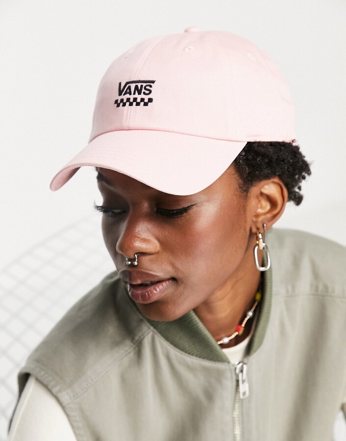 Vans Court Side logo cap in pink - ShopStyle Hats