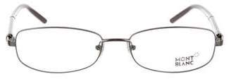 Montblanc Metallic Round Eyeglasses