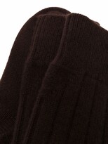 Thumbnail for your product : Bottega Veneta Ribbed-Knit Thick Cashmere Socks